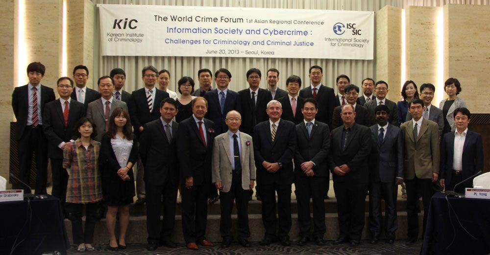 Forum panelist, World Crime Forum, First Asian Regional Conference on Information Society and Cybercrime, Korean Institute of Criminology, Seoul (20 June 2013).