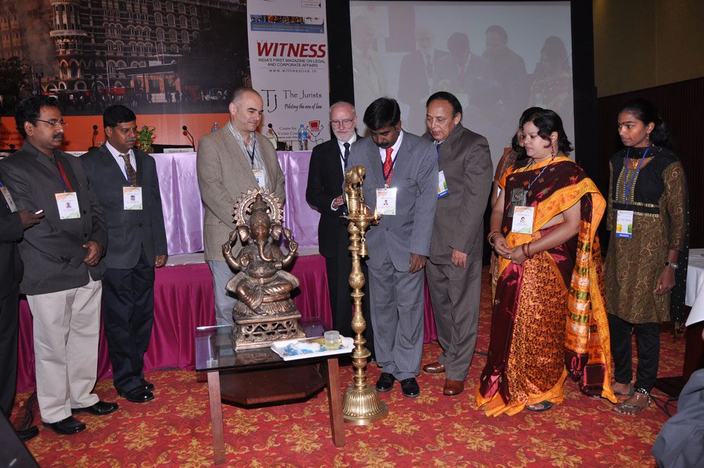 Lighting of the lamp at the inaugural ceremony