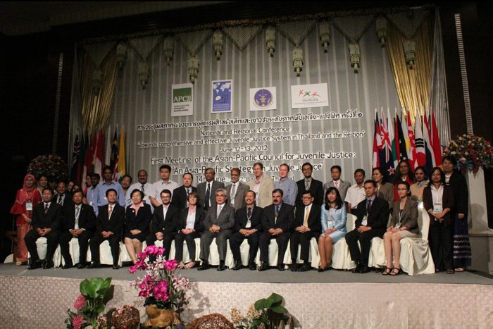 Speaker (R. Sivakumar), First Meeting of the Asian-Pacific Council for Juvenile Justice, Bangkok, Thailand (14 June 2012).